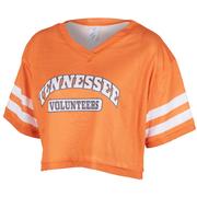 Tennessee Zoozatz V-Neck Mesh Football Tee